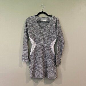 Anthropologie Saturday Sunday Gael Marled Knit Two-Tone Pocket Dress Size Small